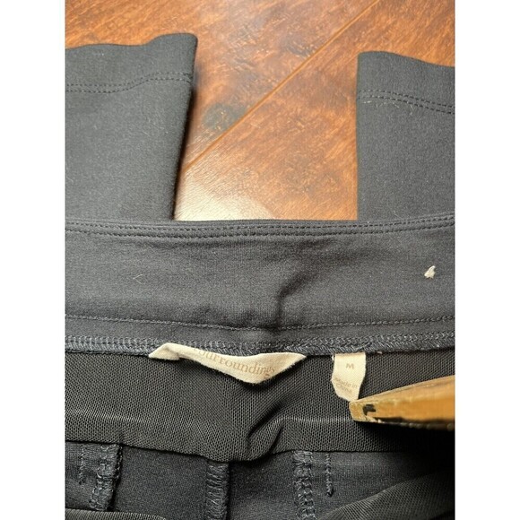 Soft Surroundings Black Straght leg Stretch Pants Sz M - Picture 2 of 6